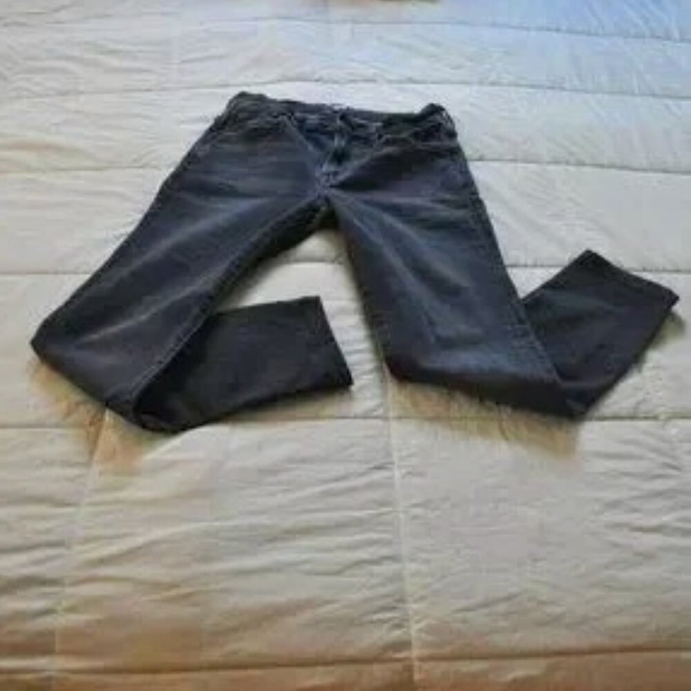 Edwin Pixie Women's Skinny Black Jeans Sz 26 Mid Rise